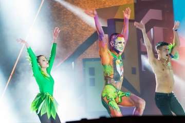 Concurso de maquillaje corporal del Carnaval de Las Palmas de GC (Foto Antonio Rico)
